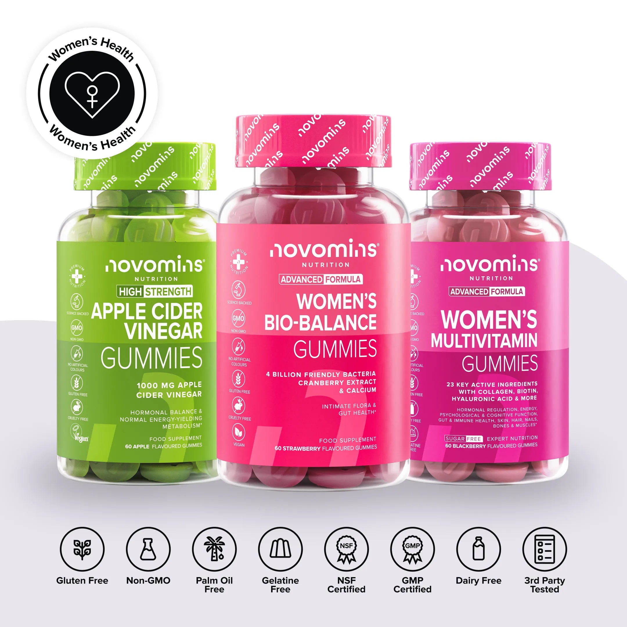 Novomins Pack Santé Femme Gummies Multivitamines