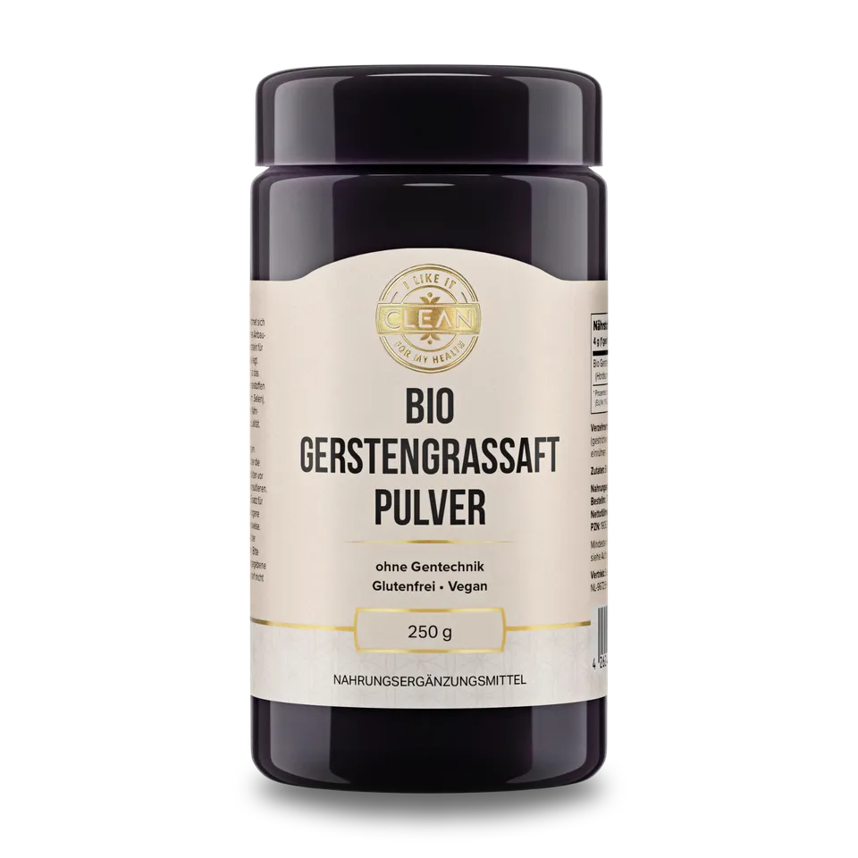 i like it clean Gerstengrassaft poudre jus d'orge bio 250 g