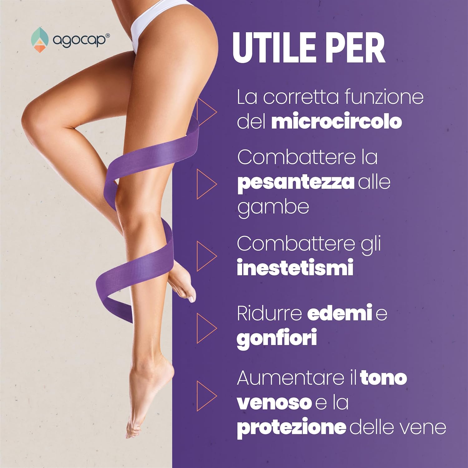 Agocap Venactum complément circulation diosmine gélules
