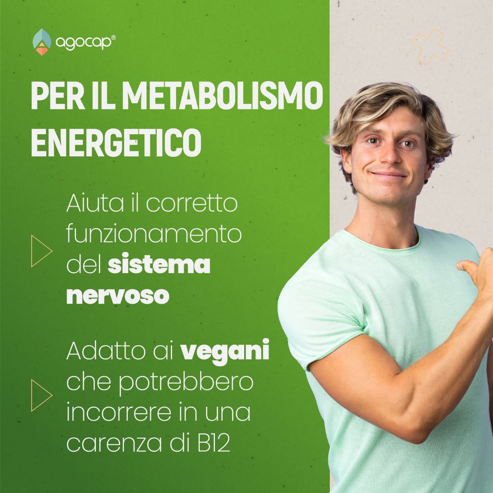 Agocap Vitamine e Minerali Vitamine B12 1000 mcg comprimés agrumes 160
