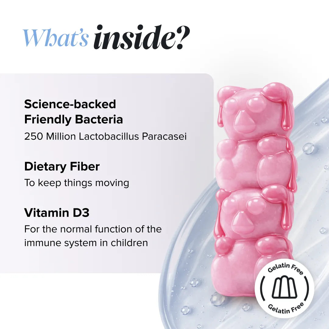 Novomins Gummies Ventre Enfants gummies calcium probiotique