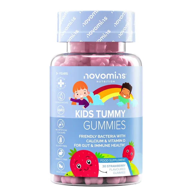 Novomins Gummies Ventre Enfants gummies calcium probiotique