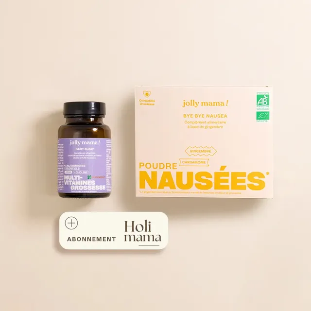 Jolly Mama Lots et packs Pack T1 multivitamines grossesse gingembre