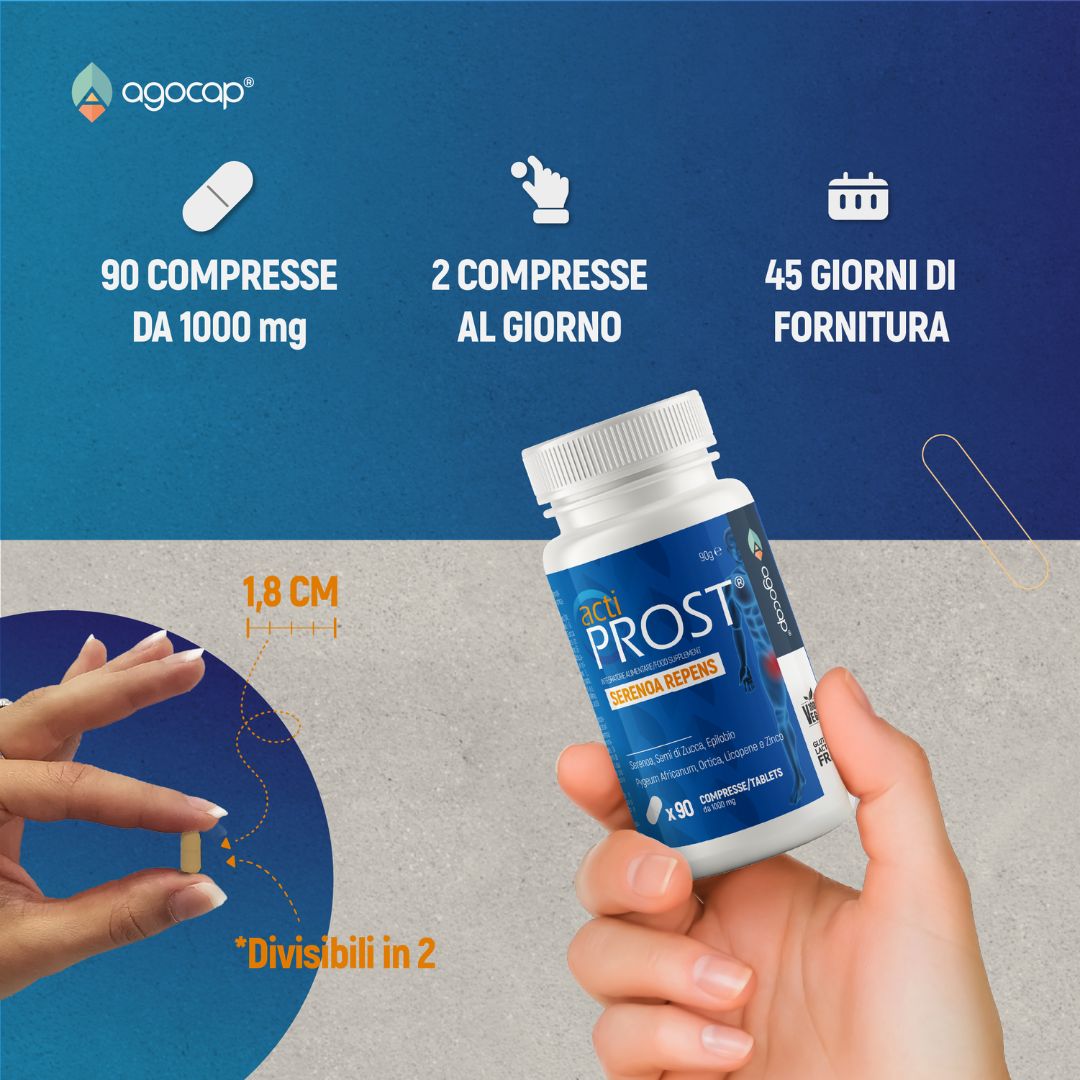 Agocap Benessere Urinario ActiProst complément prostate serenoa