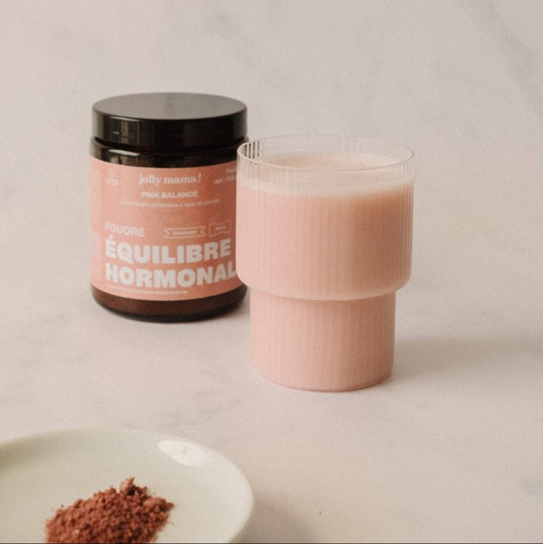 Jolly Mama Pink Balance poudre fertilité maca fruits rouges 15 jours