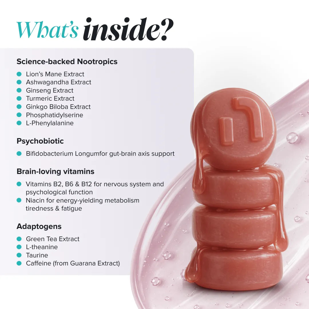 Novomins Gummies Concentration Focus Vitamine B12