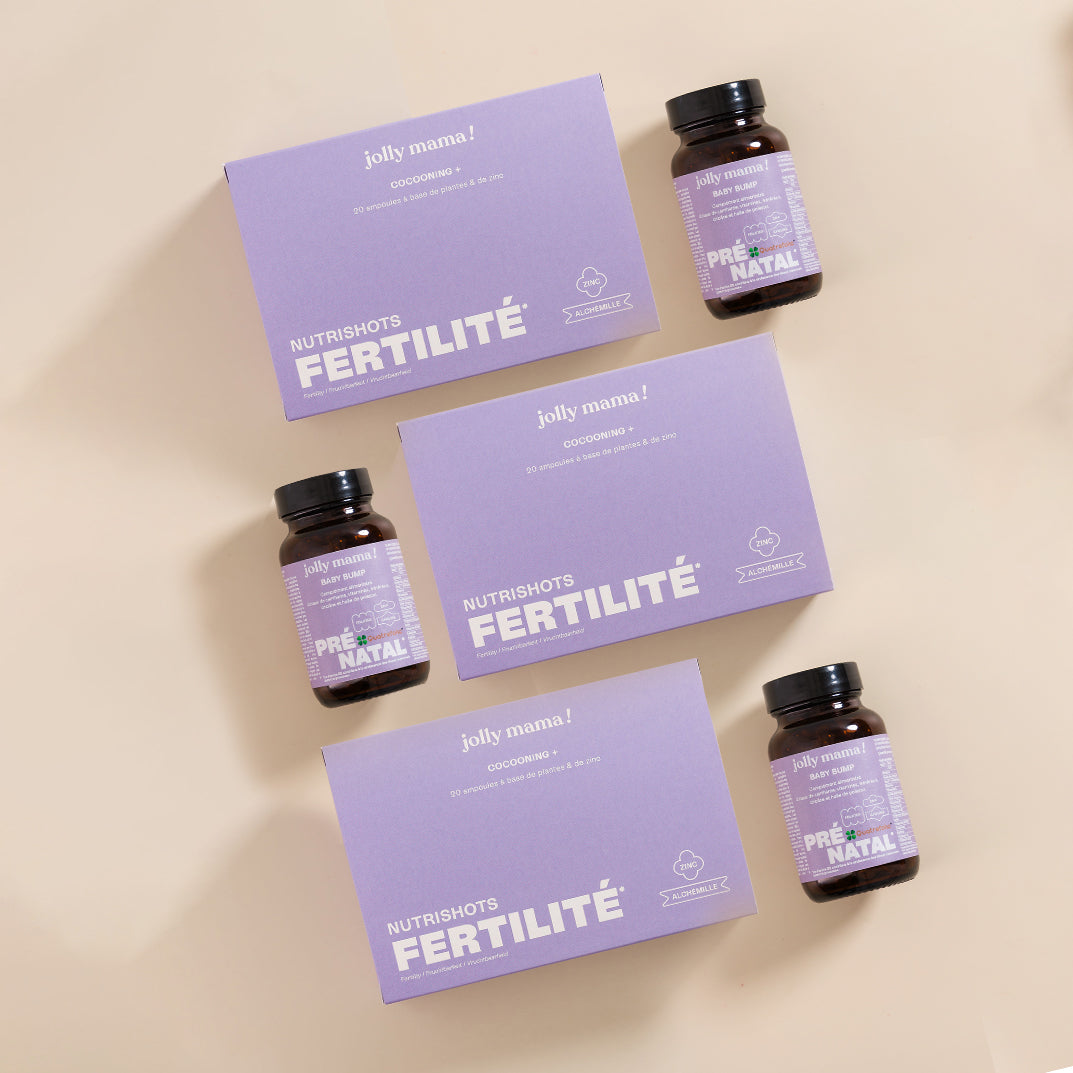 Jolly Mama Lots et packs Pack fertilité complément cure 3 mois plantes bio