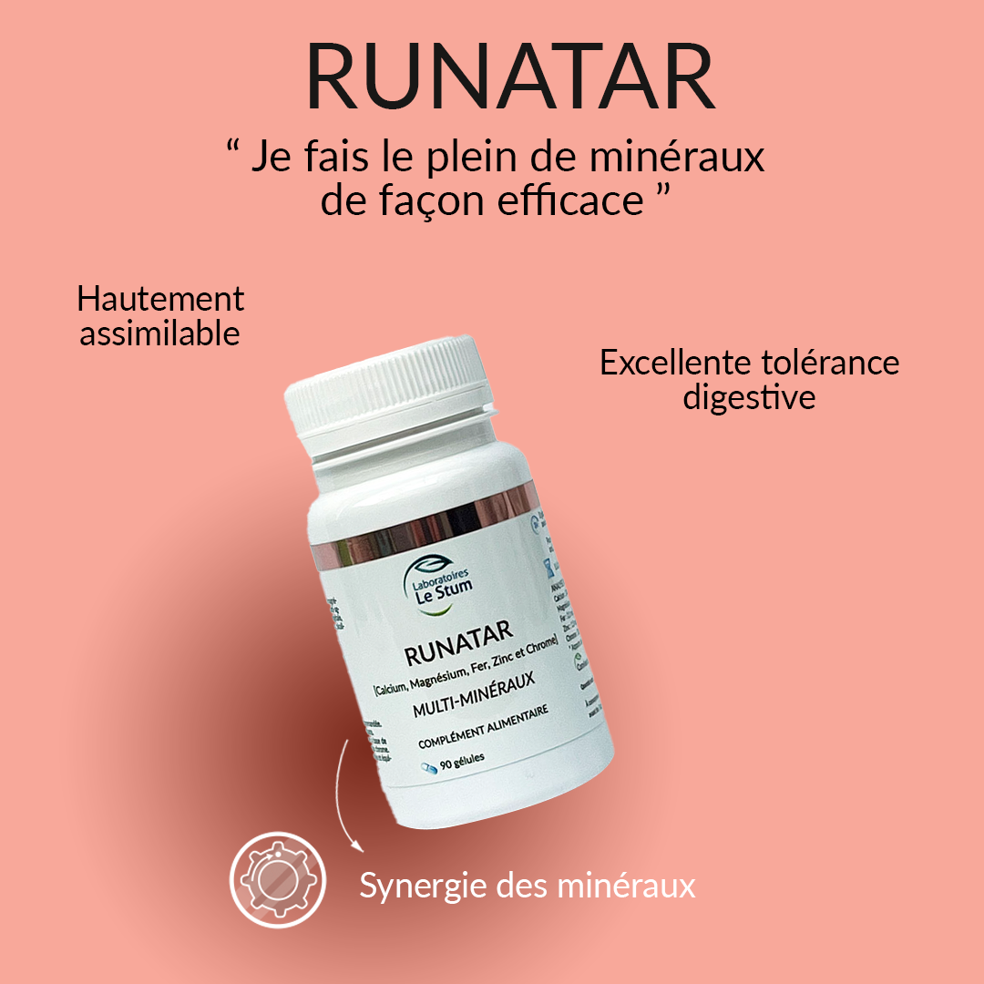 Le Stum Runatar complément minéraux énergie