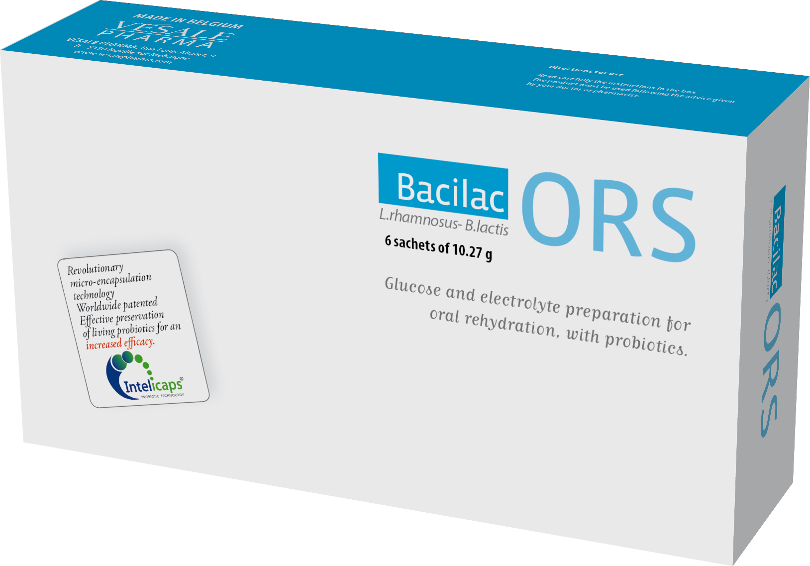 Vinalac Bacilac ORS probiotique 10 sticks diarrhée