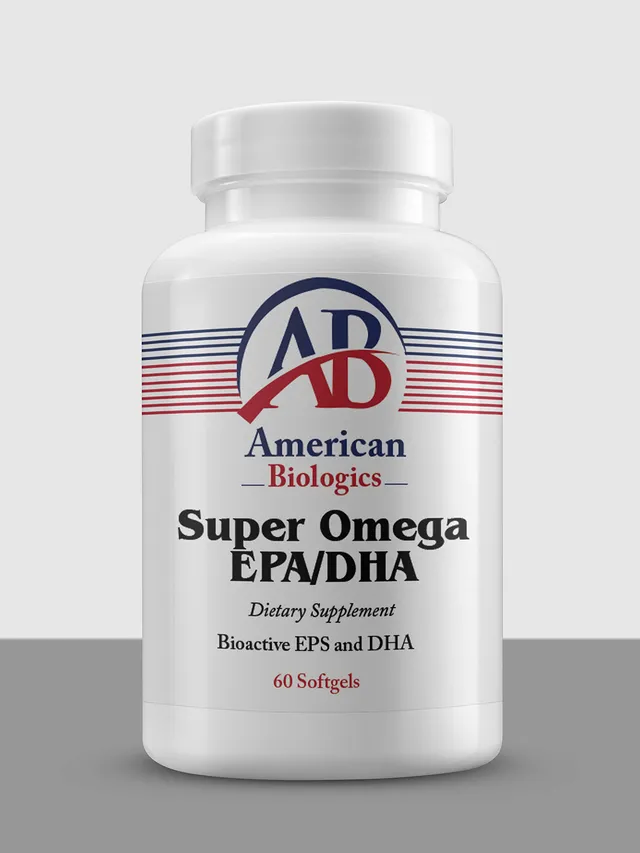 American Biologics Super Omega EPA/DHA huile de poisson EPA 440mg