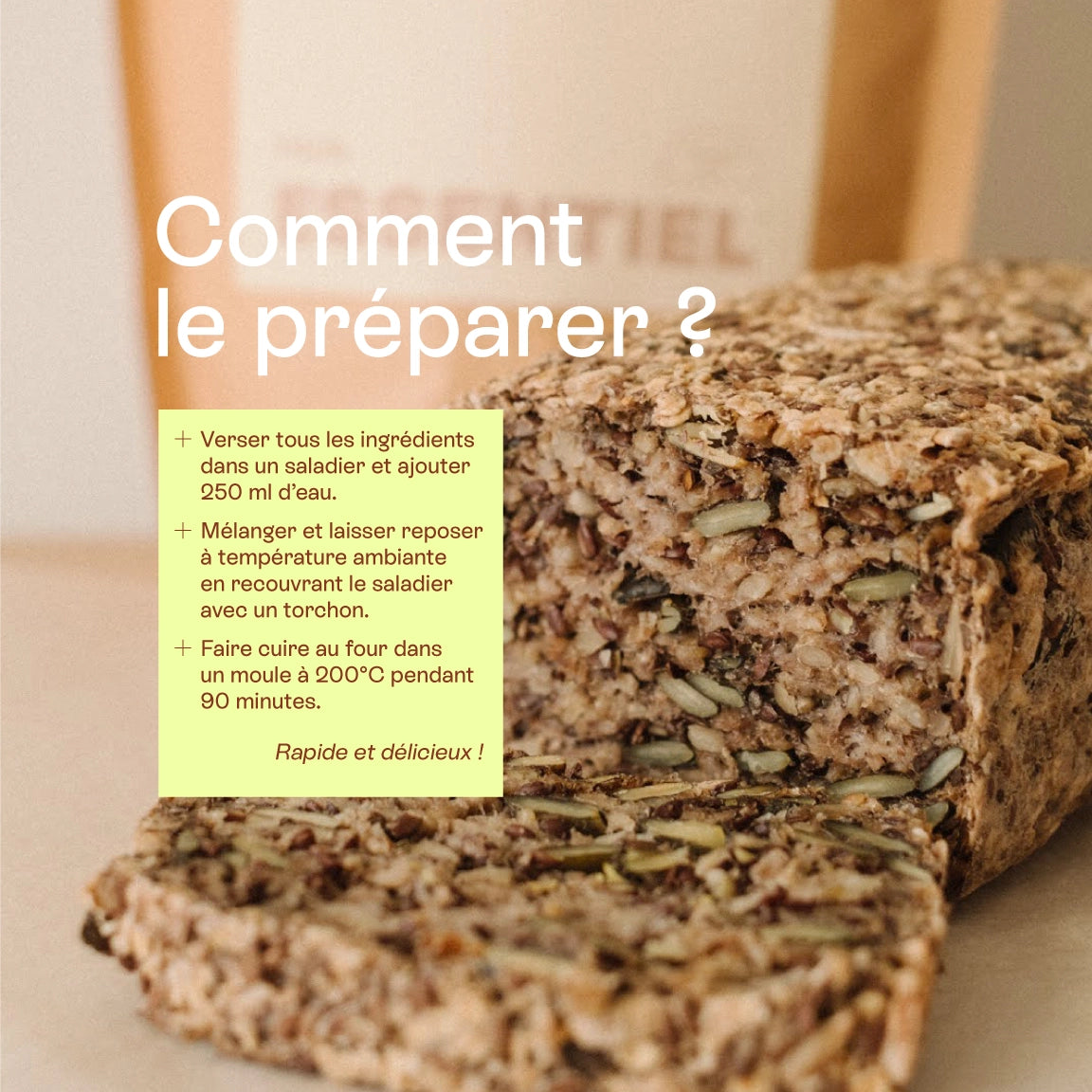 Jolly Mama Jolly Bread Pain Nordique 1 Produit Magnésium Vegan
