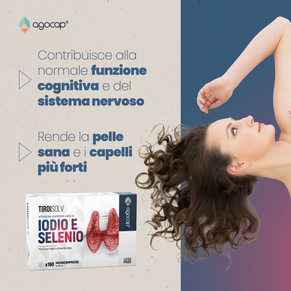 Agocap Vitamine e Minerali Tiroisolv iode sélénium thyroïde