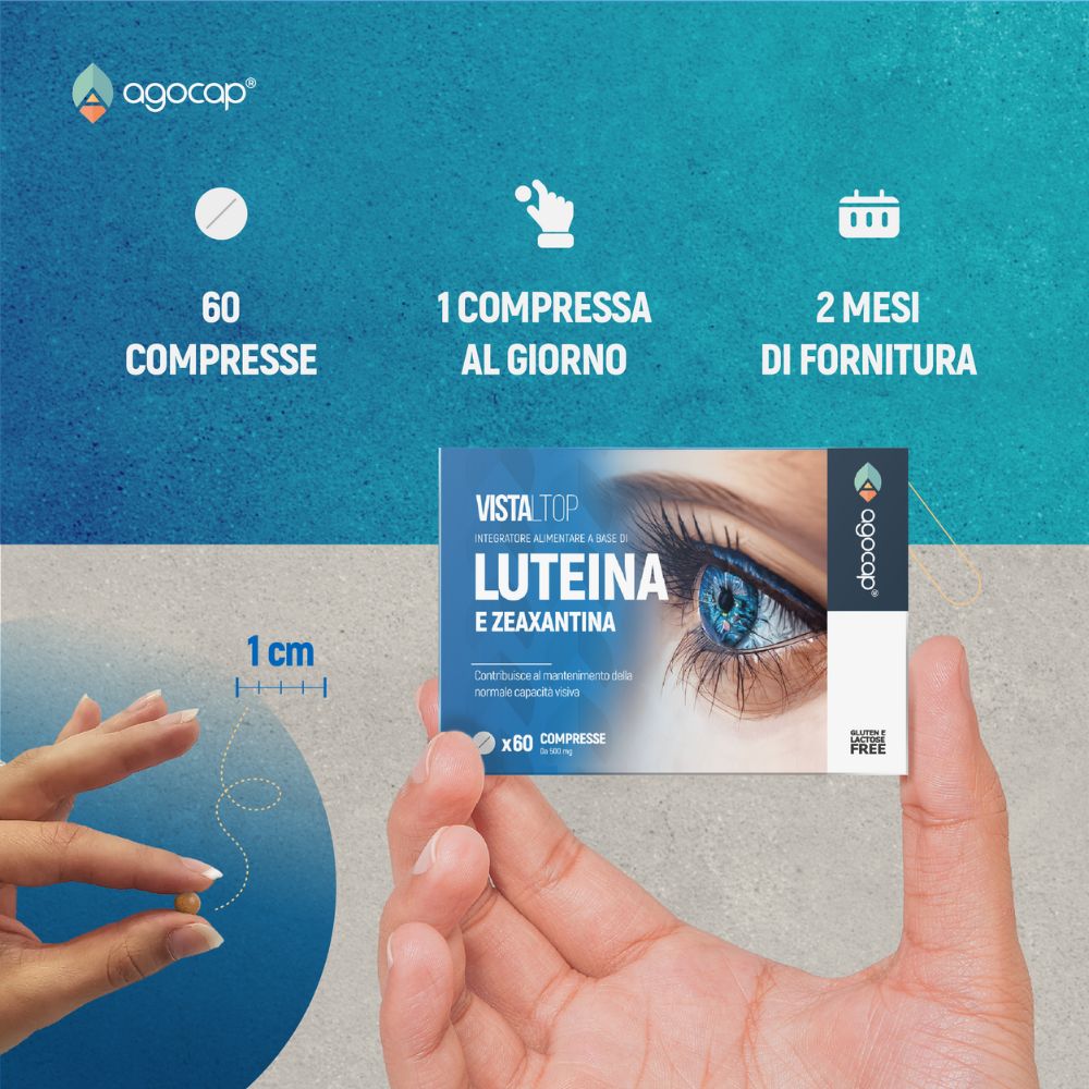 Agocap Vistaltop yeux lutéine zéaxanthine