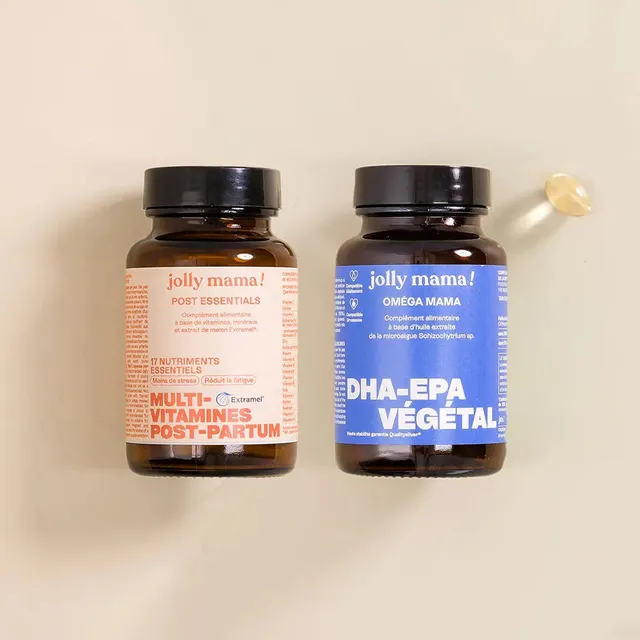 Jolly Mama Pack Postpartum Multivitamines DHA Gélule Vegan