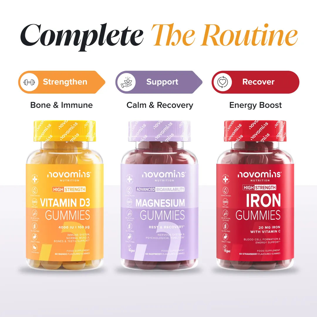 Novomins Immunité Gummies Vitamine D3 4000 UI os