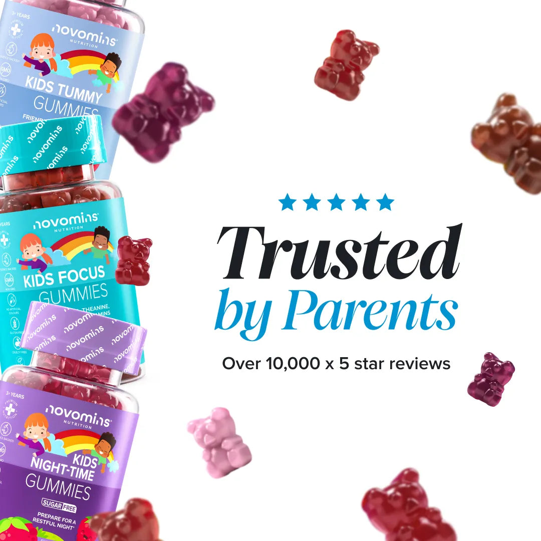 Novomins Enfants Gummies Oméga 3-6-9 vitamine D