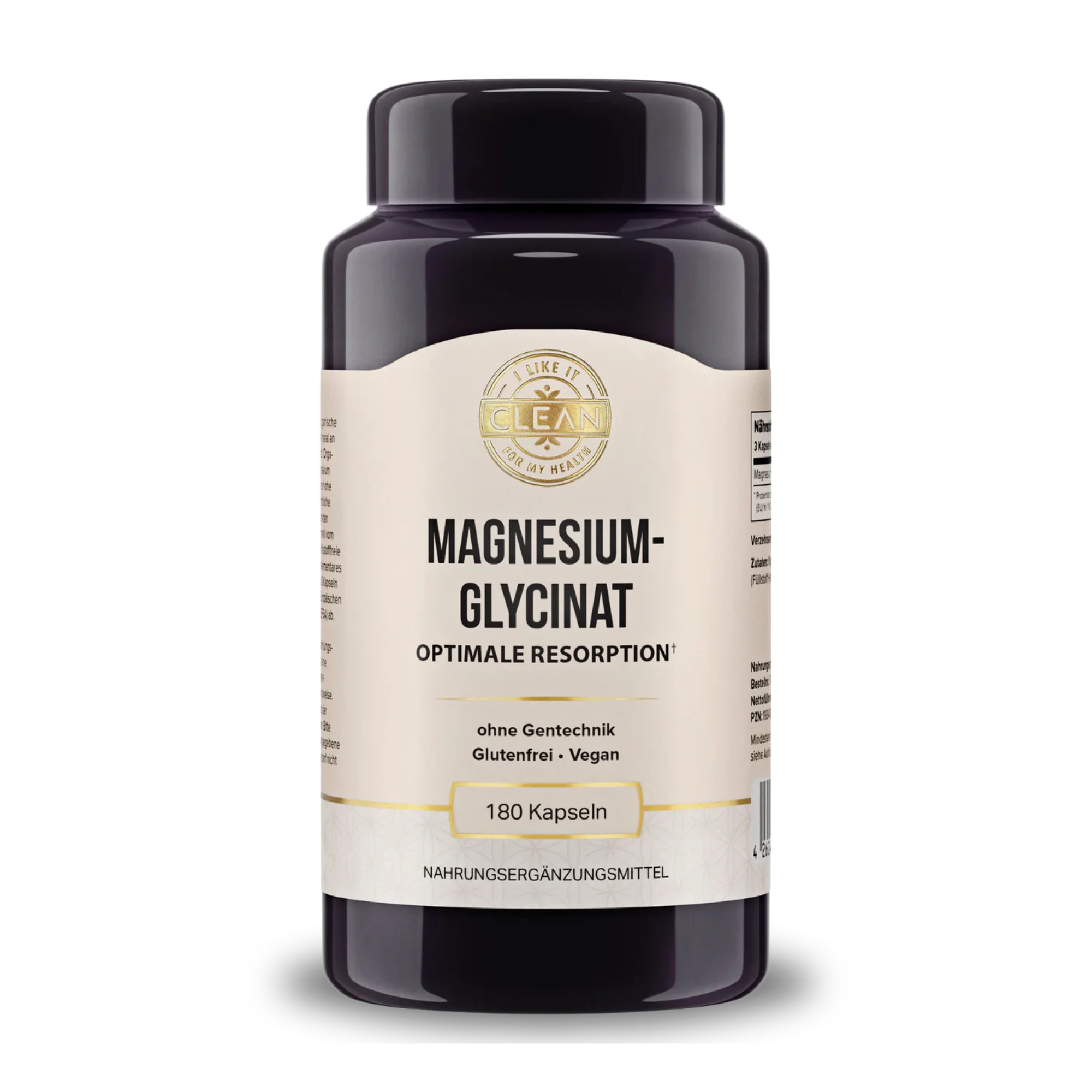 i like it clean Magnésium Glycinate gélules 180 muscles nerfs