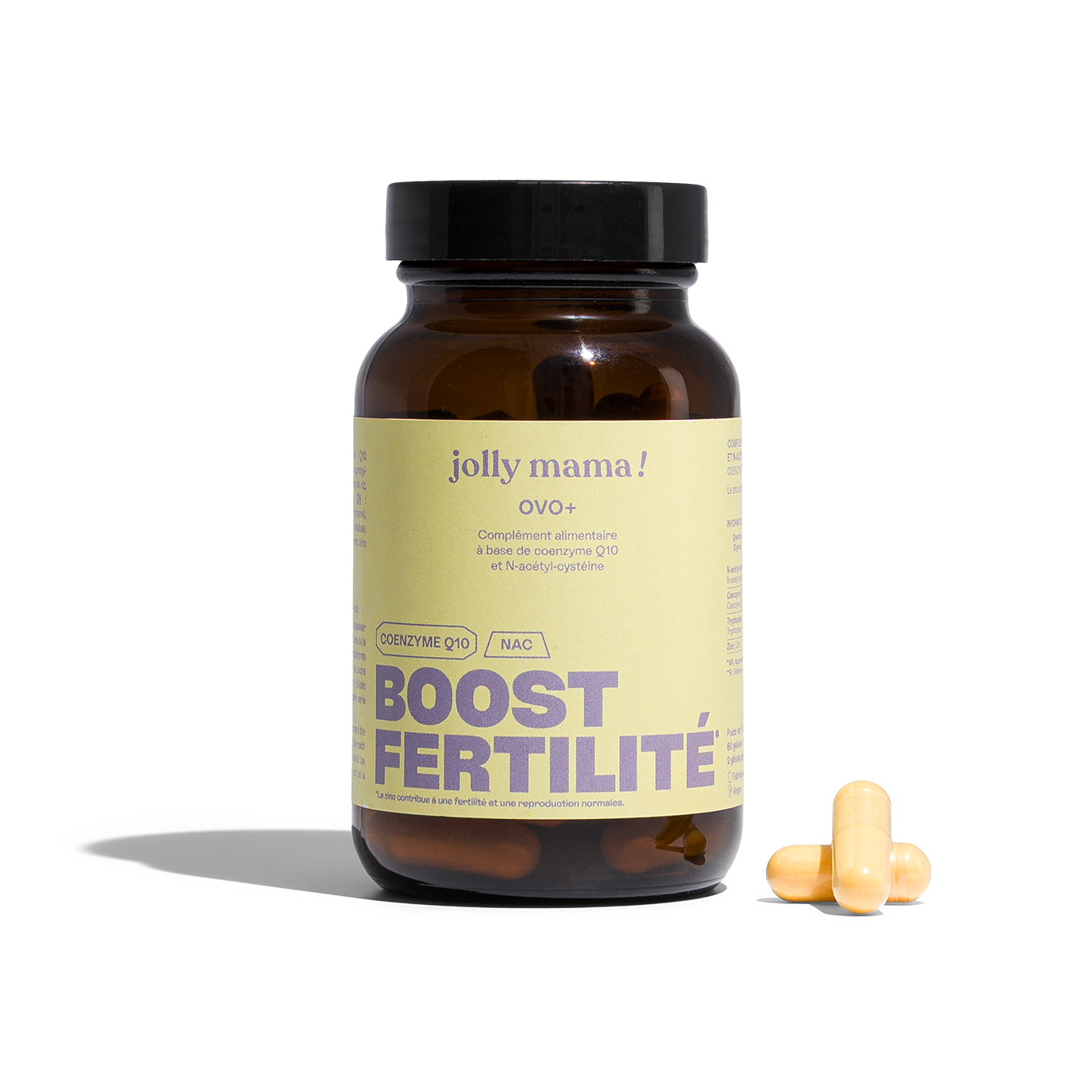 Jolly Mama Ovo+ complément alimentaire fertilité zinc 1 mois