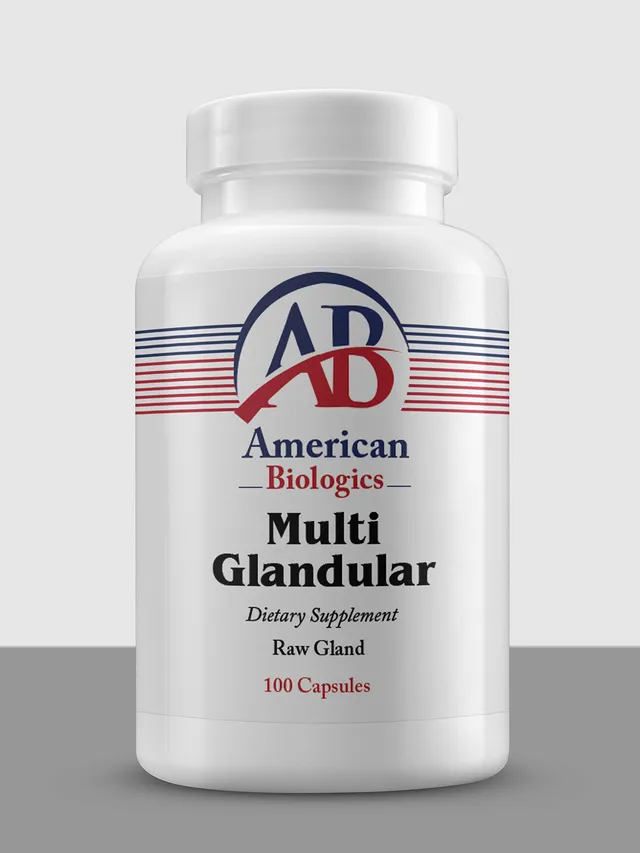 American Biologics Multi Glandular complément organes vitalité