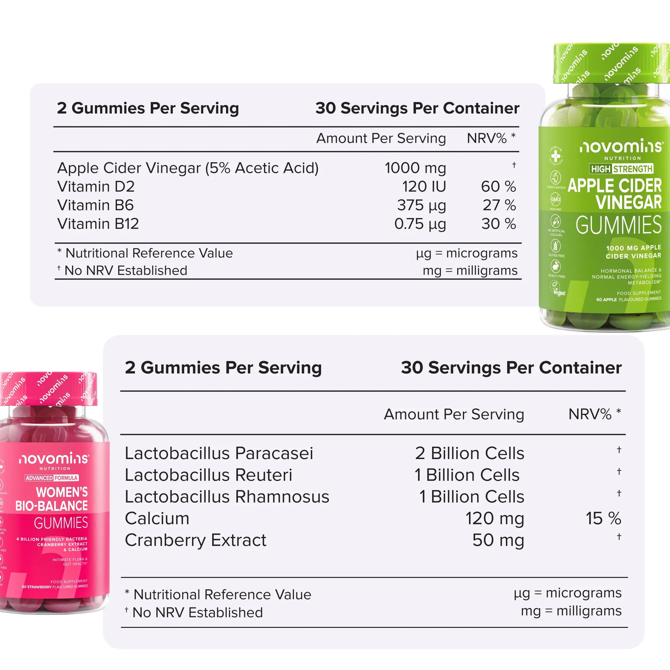 Novomins Pack Santé Femme Gummies Multivitamines