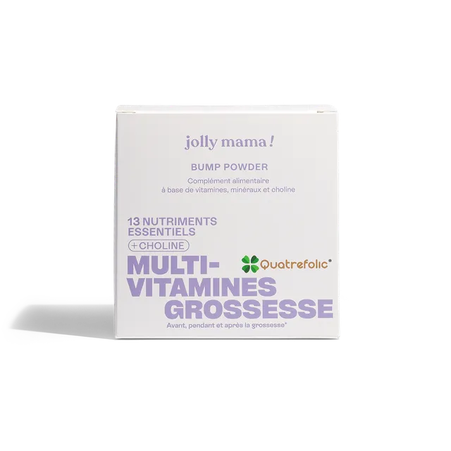Jolly Mama Bump powder prénatal poudre 1 mois folates