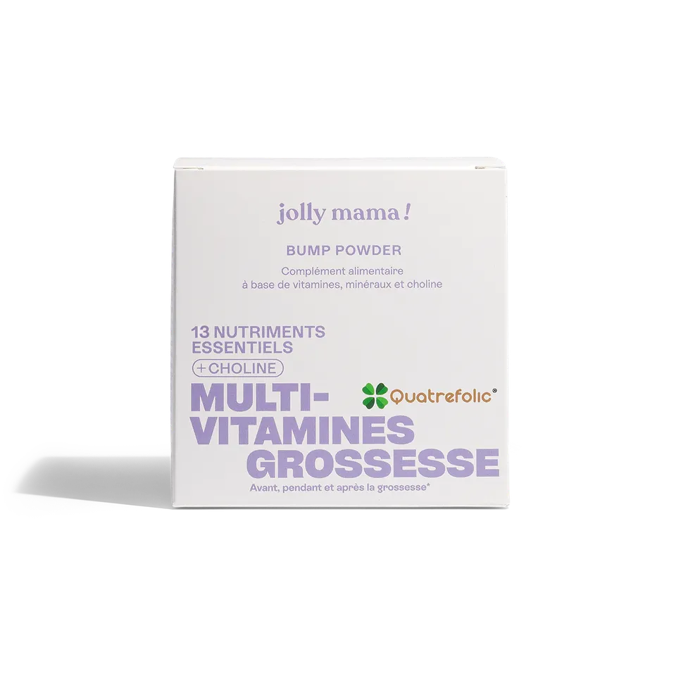 Jolly Mama Bump powder prénatal poudre 1 mois folates