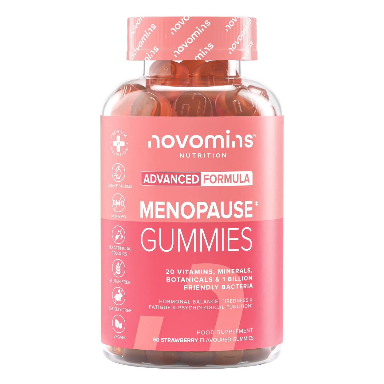 Novomins Ménopause Gummies ménopause maca magnésium 19 actifs