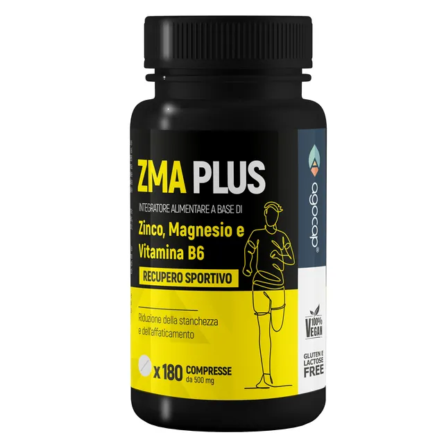 Agocap ZMA Plus zinc magnésium B6 complément 180 gélules sport