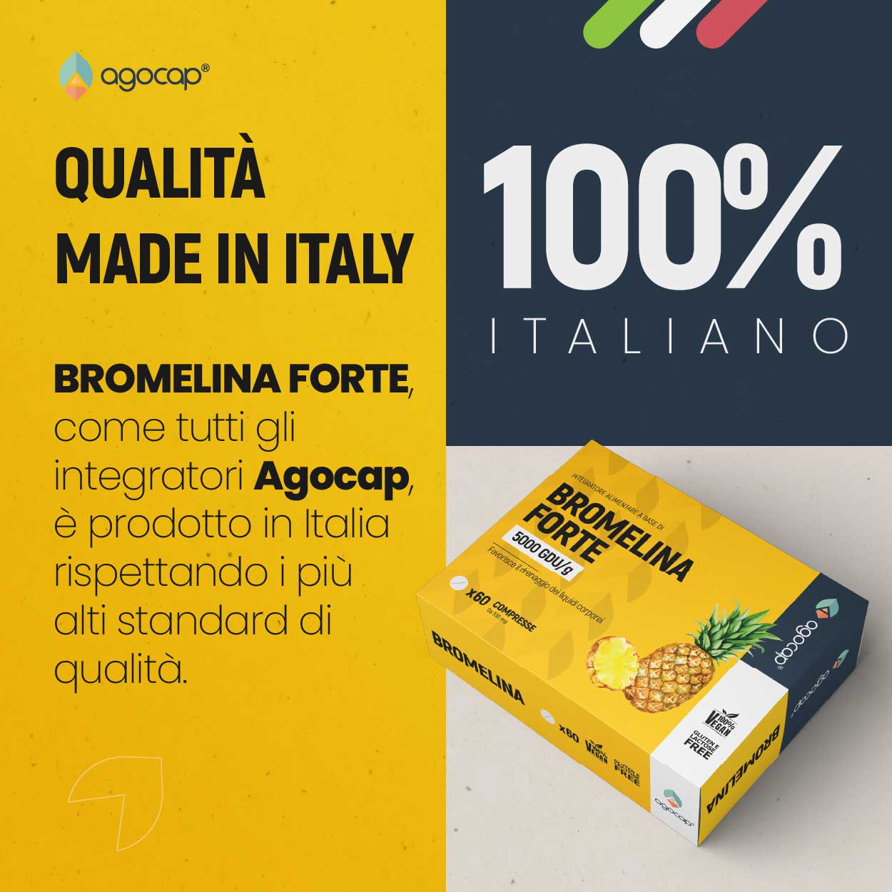 Agocap Detox Bromelina Forte complément drainant pissenlit