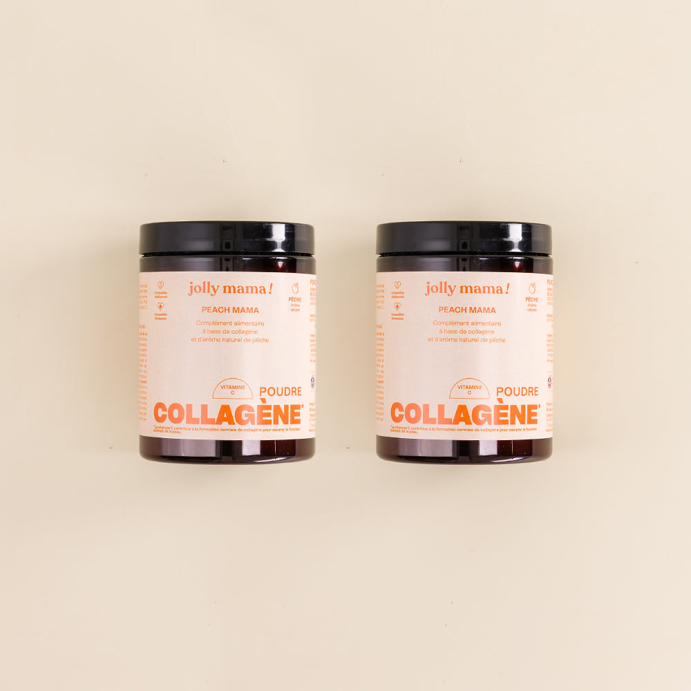 Jolly Mama Peach Mama Collagène Marin Pêche 1 Mois Peau