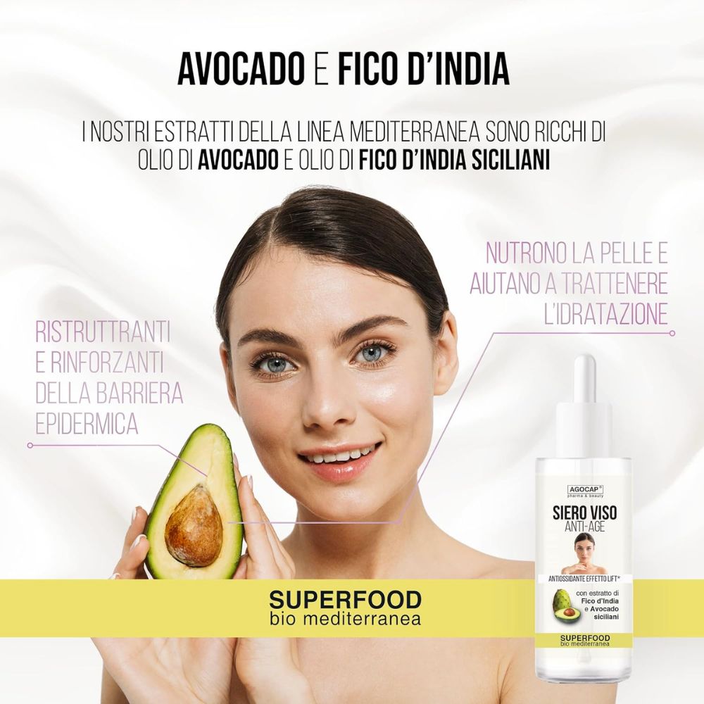 Agocap Skincare Siero Superfood sérum avocat éclat
