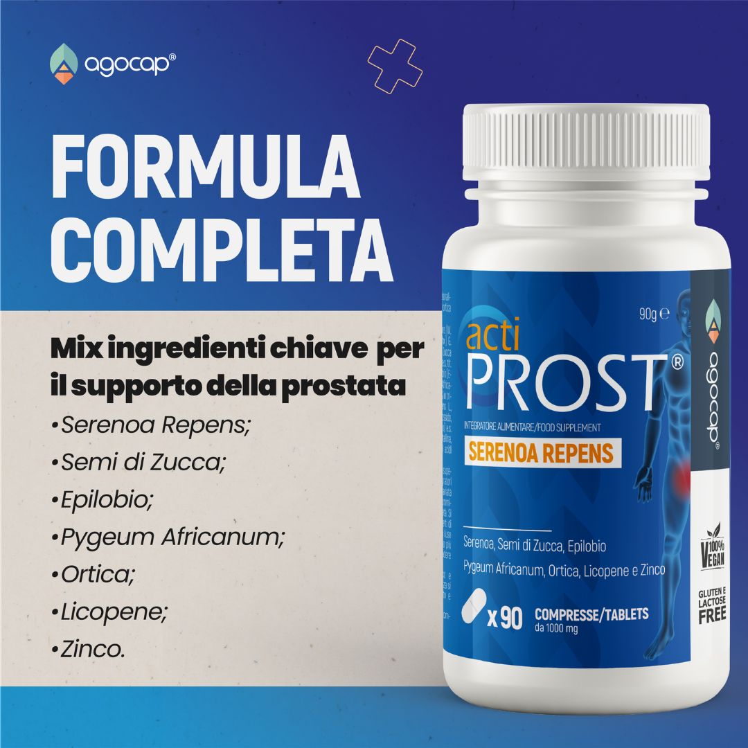 Agocap Benessere Urinario ActiProst complément prostate serenoa