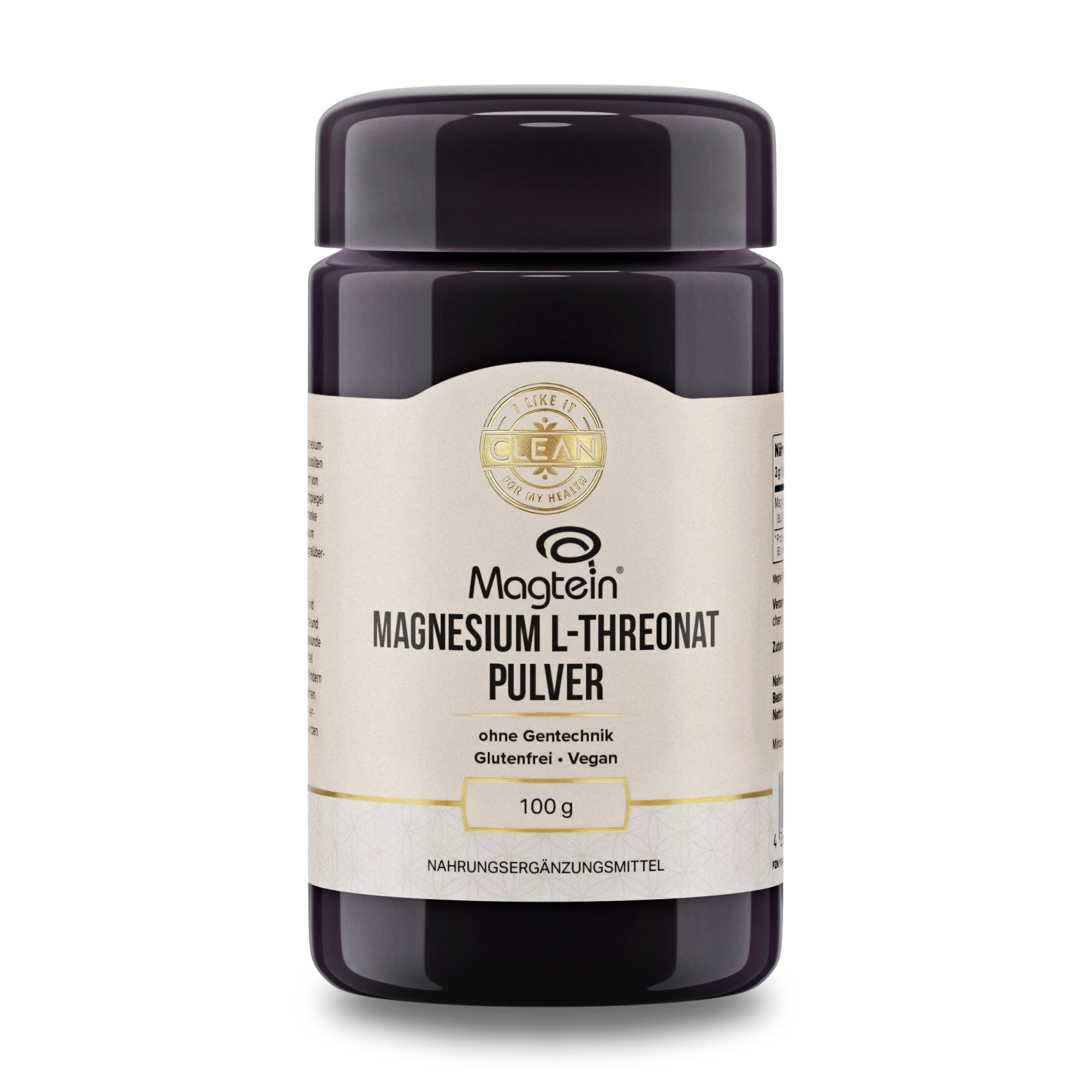 i like it clean Magnésium L-Thréonate poudre 100 g énergie